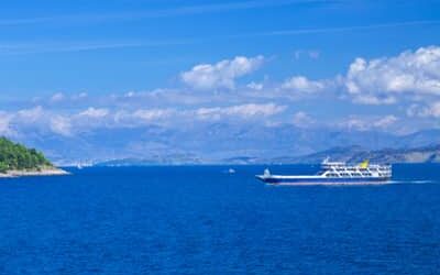 How much is the ferry from Corfu to Albania?